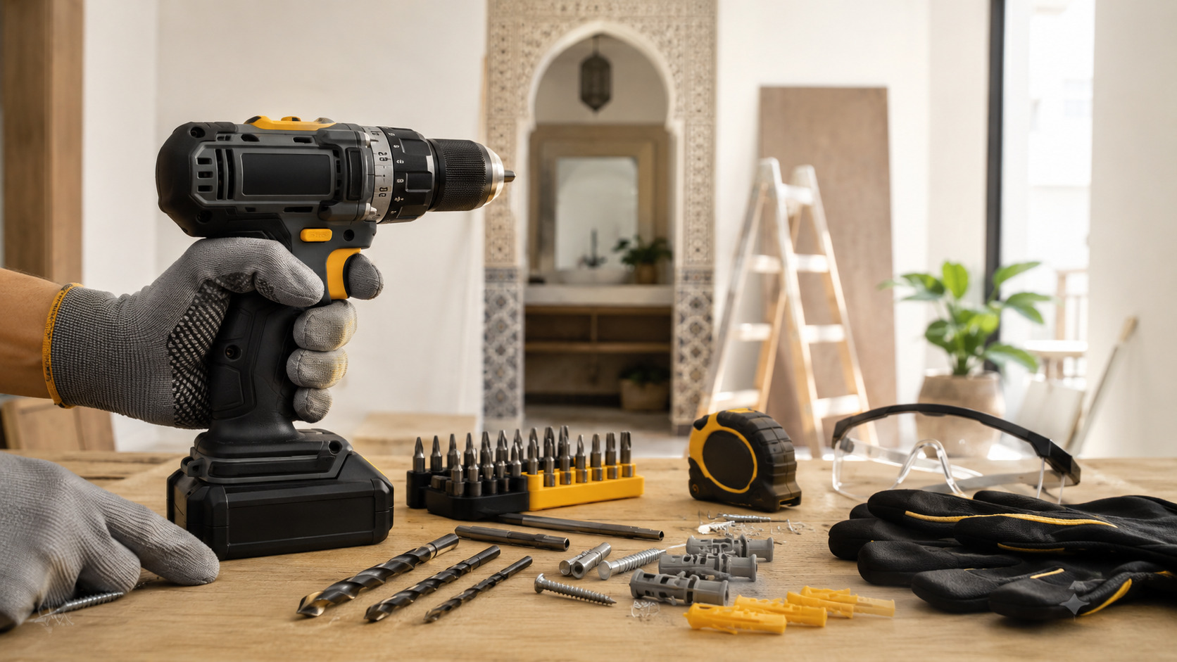 Choisir une perceuse-visseuse adaptée à vos travaux