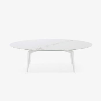 TABLE MIKASS OVALE 140 511519219 BLANCHE